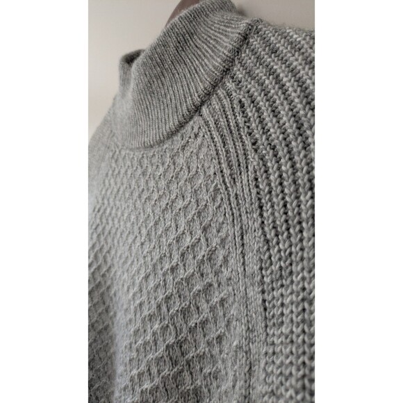 Talbots Gray Knit Turtleneck Sweater - Picture 3 of 9